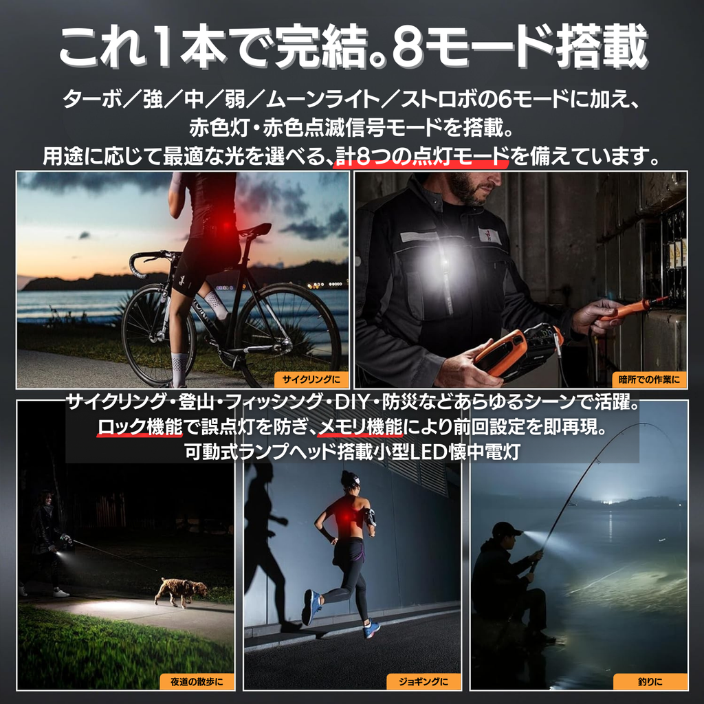 VTIGER C1 超小型懐中電灯